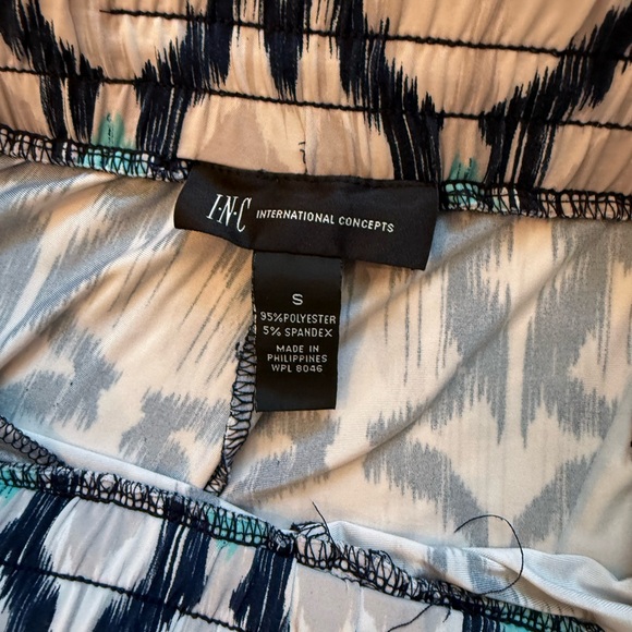 INC International Concepts size SMALL abstract/aztec print drawstring pants! EUC - Picture 3 of 3